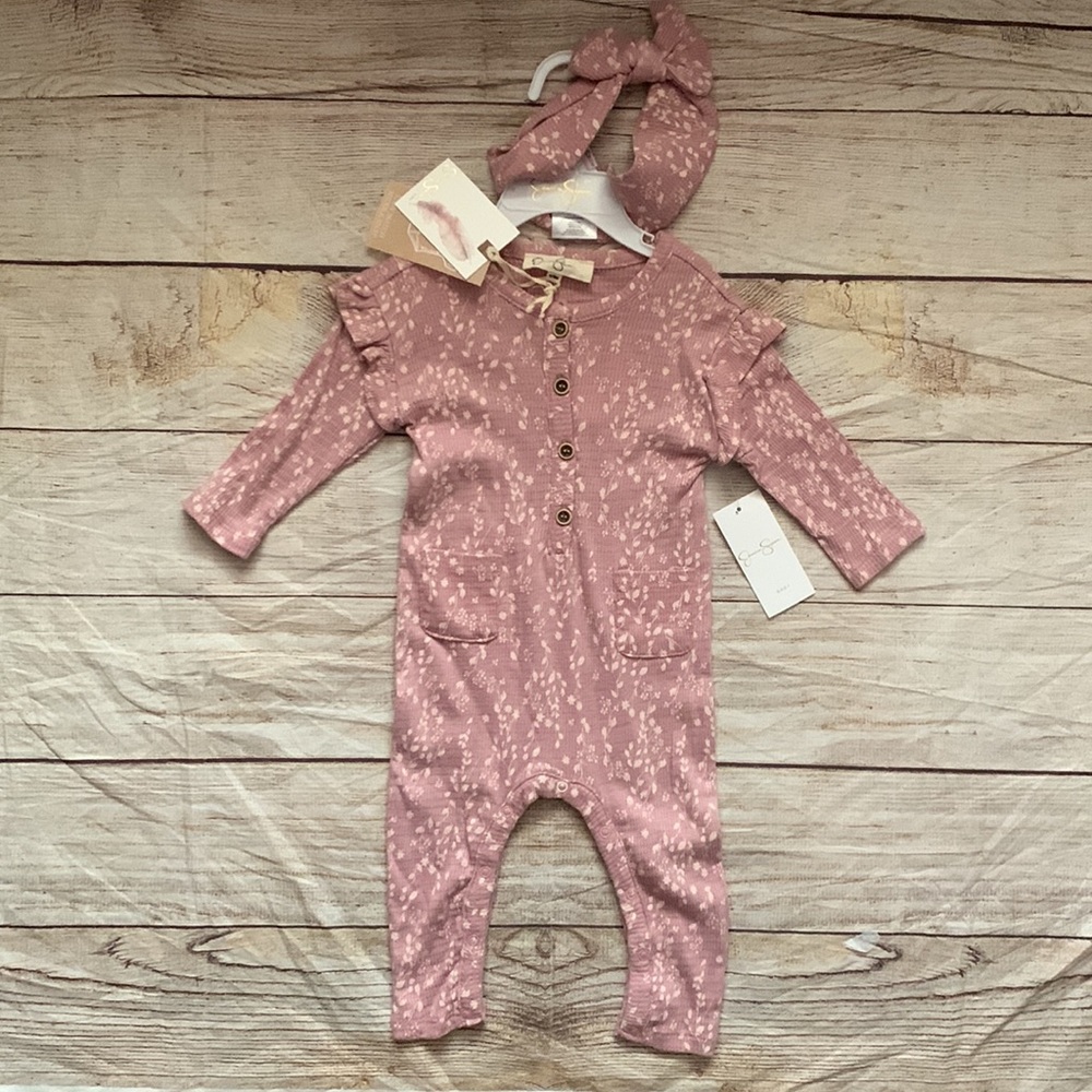 Jessica Simpson Romper and headband set - NEW